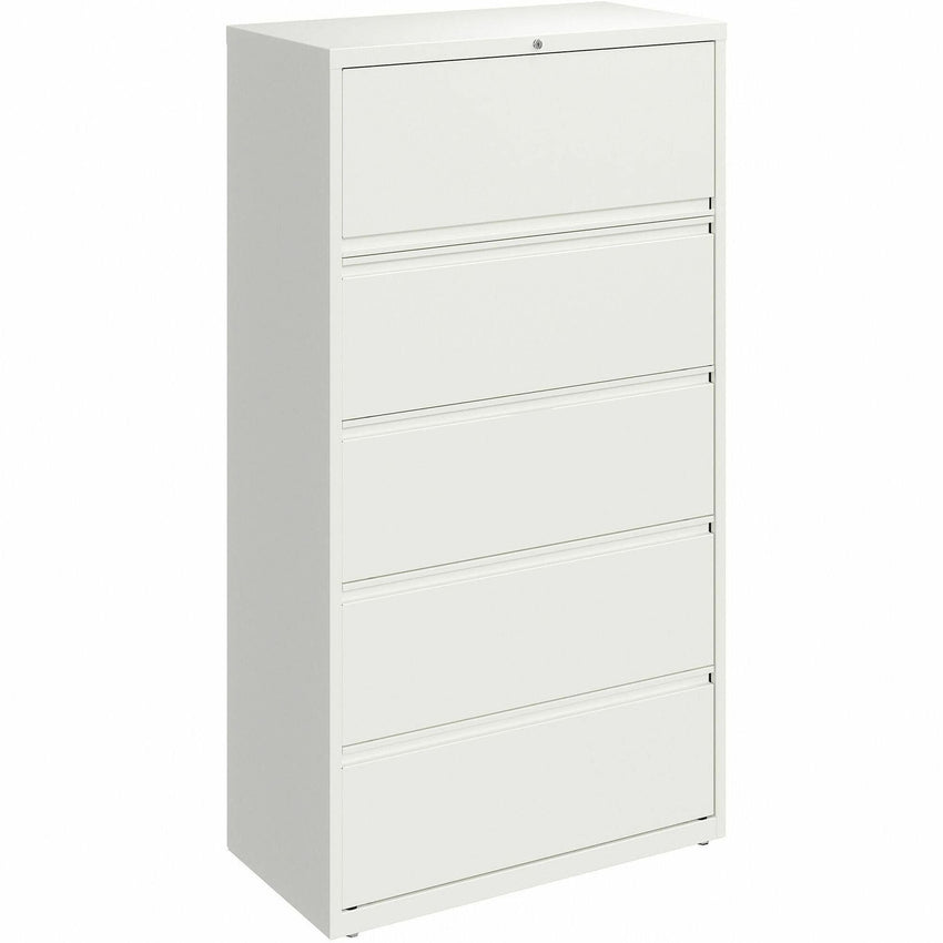 Lorell Fortress Series 5 - Drawer Lateral File with Roll - out Posting Shelf 36"W x 18.6"D x 67.6"H (LLR - FRT - LF36 - 5D676) - SchoolOutlet