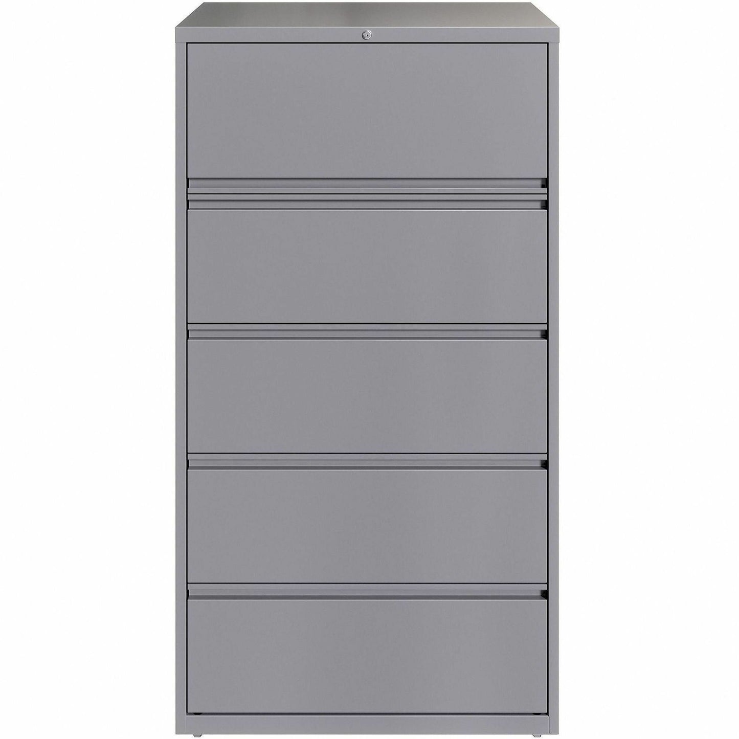 Lorell Fortress Series 5 - Drawer Lateral File with Roll - out Posting Shelf 36"W x 18.6"D x 67.6"H (LLR - FRT - LF36 - 5D676) - SchoolOutlet