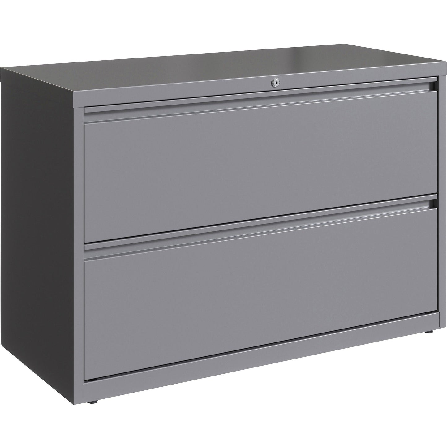 Lorell Fortress Series 2 - Drawer Lateral File with Magnetic Label Holders 42"W x 18.6"D x 28"H (LLR - FRT - LF42 - 2D28) - SchoolOutlet