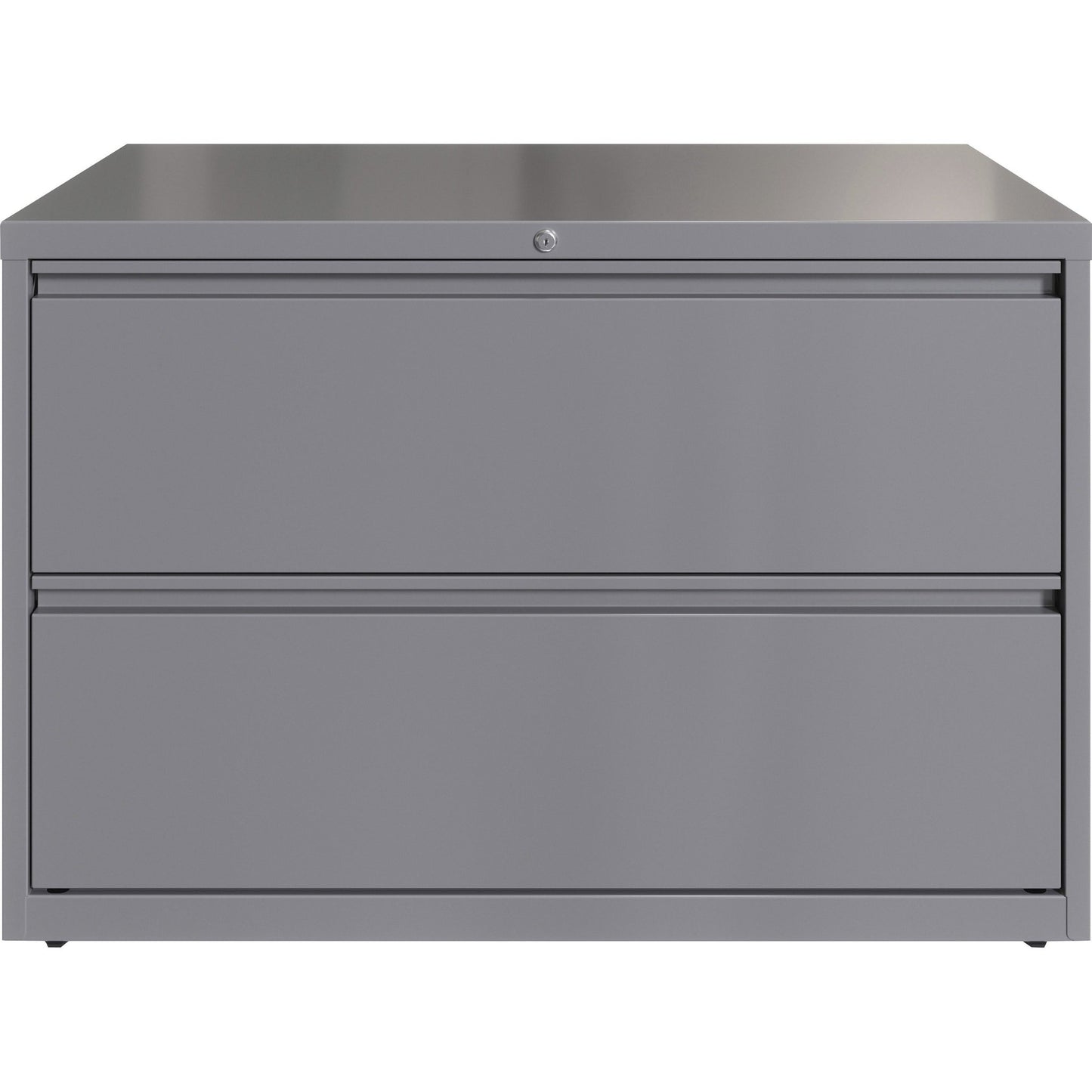 Lorell Fortress Series 2 - Drawer Lateral File with Magnetic Label Holders 42"W x 18.6"D x 28"H (LLR - FRT - LF42 - 2D28) - SchoolOutlet