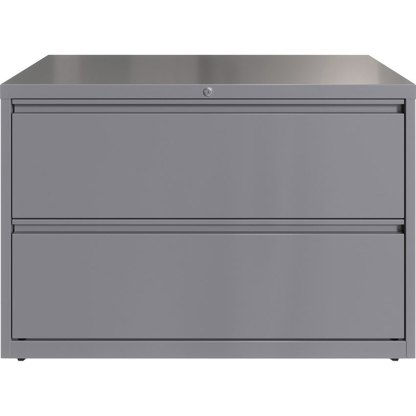 Lorell Fortress Series 2 - Drawer Lateral File with Magnetic Label Holders 42"W x 18.6"D x 28"H (LLR - FRT - LF42 - 2D28) - SchoolOutlet