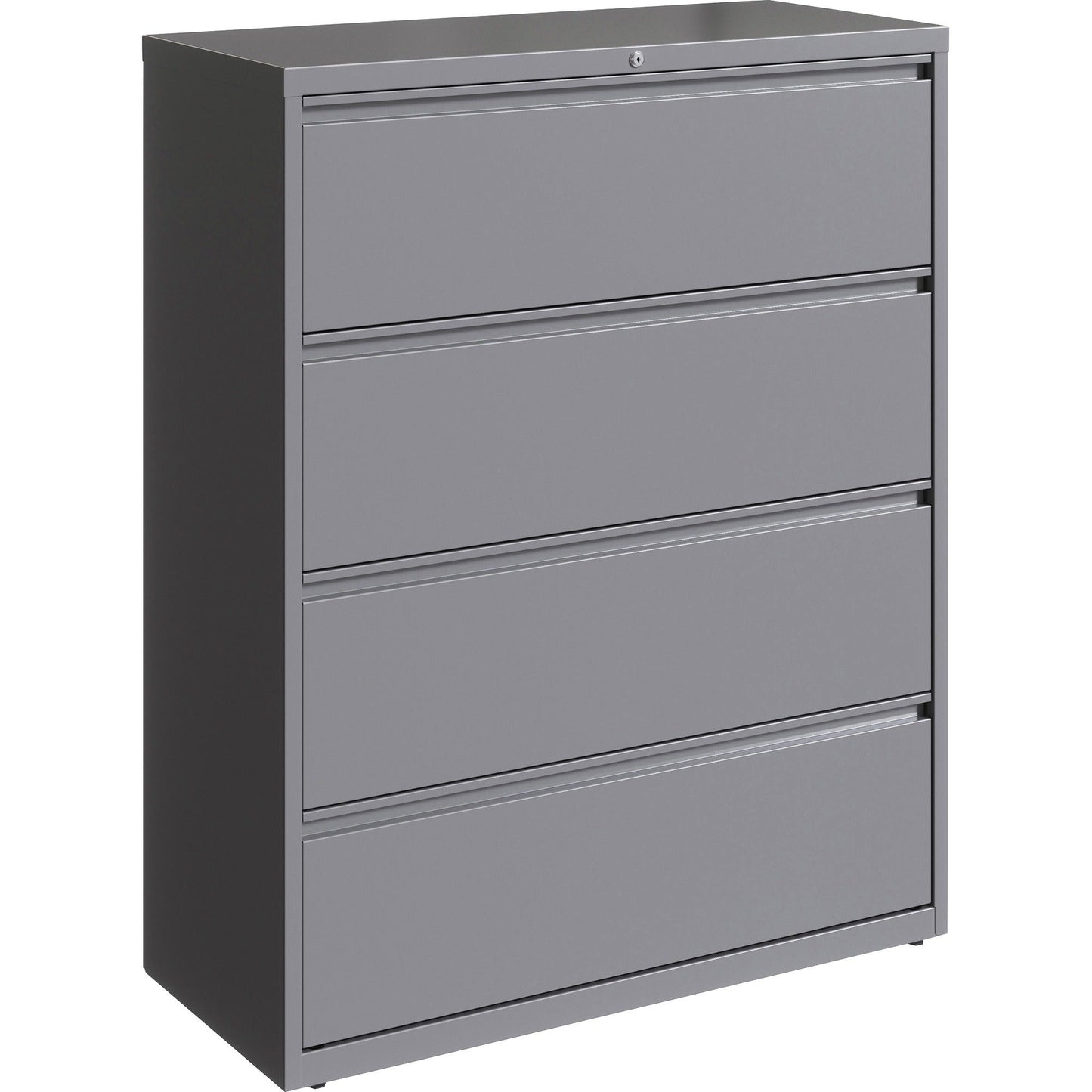 Lorell Fortress Series 4 - Drawer Lateral File with Interlock System 42"W x 18.6"D x 52.5"H (LLR - FRT - LF42 - 4D) - SchoolOutlet