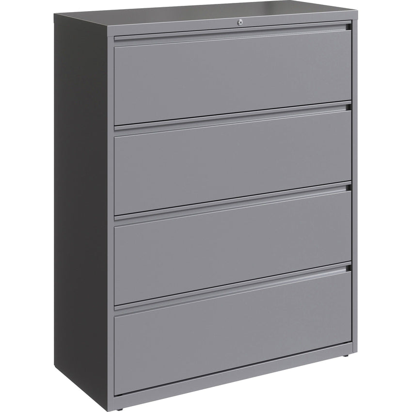 Lorell Fortress Series 4 - Drawer Lateral File with Interlock System 42"W x 18.6"D x 52.5"H (LLR - FRT - LF42 - 4D) - SchoolOutlet