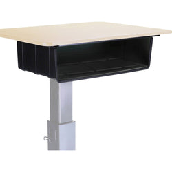 Lorell Sit-to-Stand School Desk Large Book Box Storage Attachment (LLR-LLR00077)