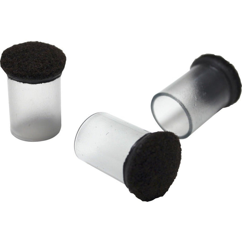 Lorell Clear Sleeve Floor Protectors with Felt Tips for Chair and Table Legs 100 - Pack (LLR - LLR00127) - SchoolOutlet