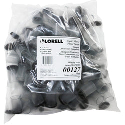 Lorell Clear Sleeve Floor Protectors with Felt Tips for Furniture Legs 100-Pack (LLR-LLR00128)