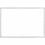 Lorell Dry - Erase Board with Silver Aluminum Frame and Styrene Surface 72