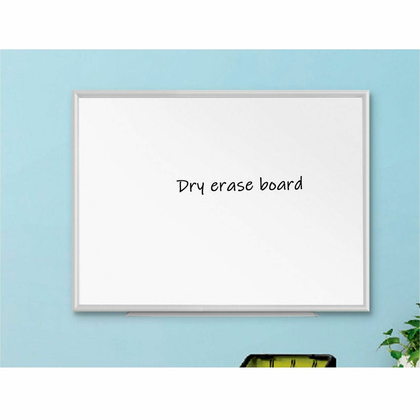 Lorell Dry - Erase Board with White Aluminum Frame and Styrene Surface 36"W x 24"H (LLR - LLR00586) - SchoolOutlet