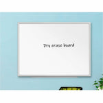 Lorell Dry - Erase Board with White Aluminum Frame and Styrene Surface 48