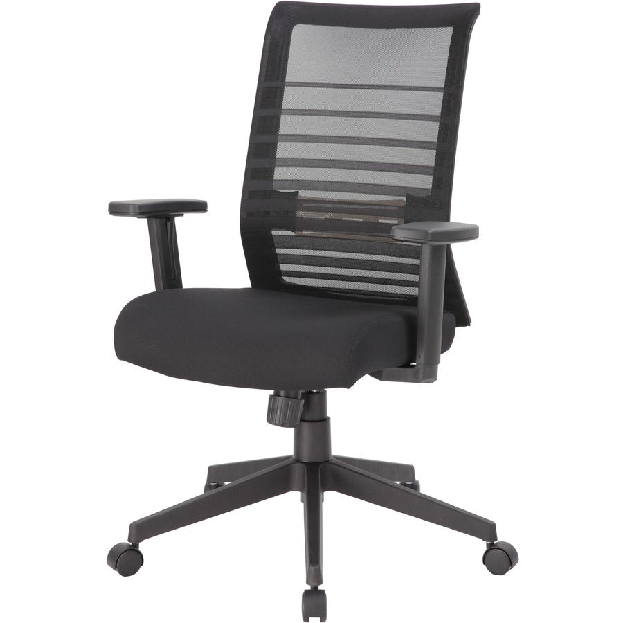 Lorell Horizontal Mesh High - Back Task Chair with Synchro - Tilt and Seat Slider 18.50" - 21.50"H (LLR - LLR00590) - SchoolOutlet