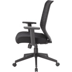 Lorell Horizontal Mesh High - Back Task Chair with Synchro - Tilt and Seat Slider 18.50