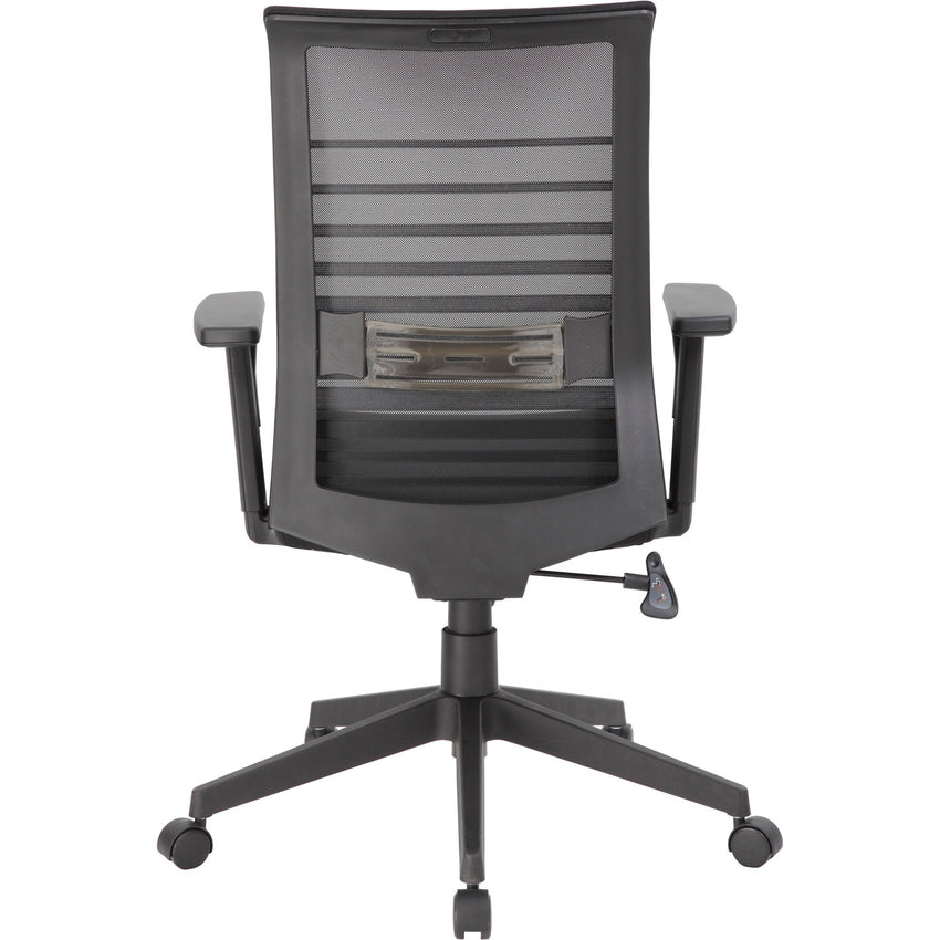 Lorell Horizontal Mesh High - Back Task Chair with Synchro - Tilt and Seat Slider 18.50" - 21.50"H (LLR - LLR00590) - SchoolOutlet