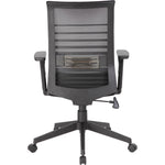 Lorell Horizontal Mesh High - Back Task Chair with Synchro - Tilt and Seat Slider 18.50