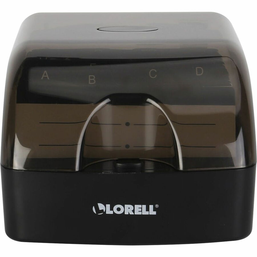 Lorell Desktop Business Card File with Hinged Cover 350 Card Capacity (LLR - LLR01028) - SchoolOutlet