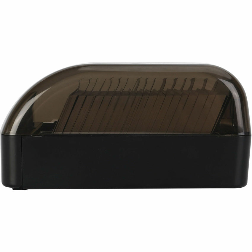 Lorell Desktop Business Card File with Hinged Cover 350 Card Capacity (LLR - LLR01028) - SchoolOutlet