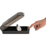 Lorell Desktop Business Card File with Hinged Cover 650 Card Capacity (LLR - LLR01029) - SchoolOutlet