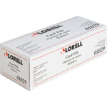 Lorell Desktop Business Card File with Hinged Cover 650 Card Capacity (LLR - LLR01029) - SchoolOutlet
