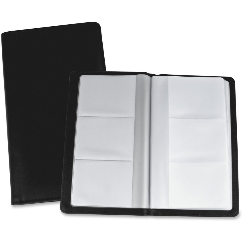 Lorell Business Card Storage Holder Compact Vinyl Plastic 1 Eac"H (LLR - LLR01030) - SchoolOutlet