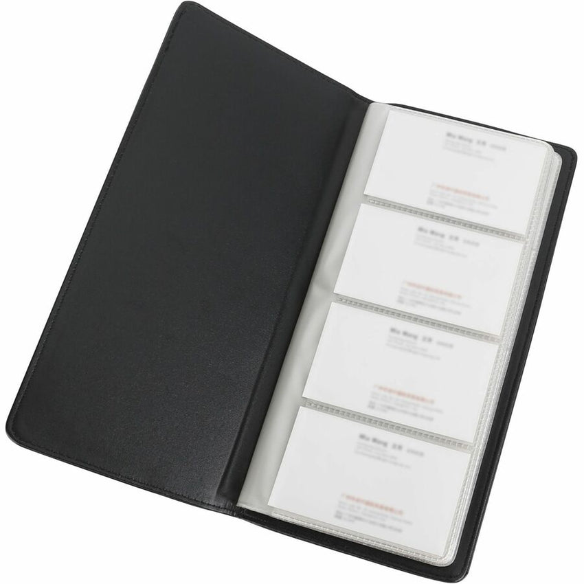 Lorell Business Card Storage Holder Compact Vinyl Plastic 1 Eac"H (LLR - LLR01030) - SchoolOutlet
