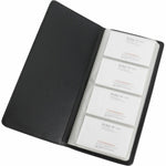 Lorell Business Card Storage Holder Compact Vinyl Plastic 1 Eac