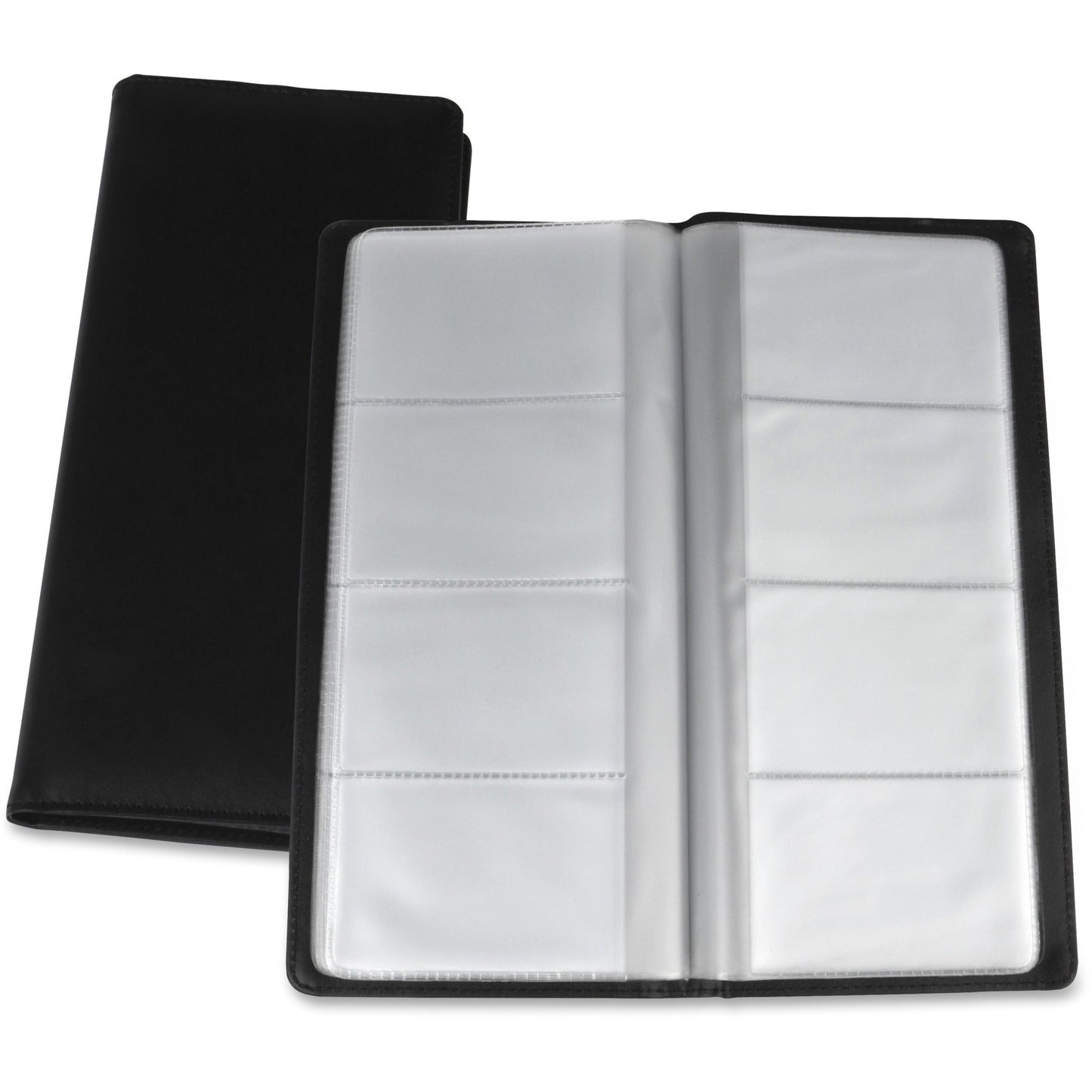 Lorell Business Card Storage Holder Compact Vinyl Plastic (LLR - LLR01031) - SchoolOutlet