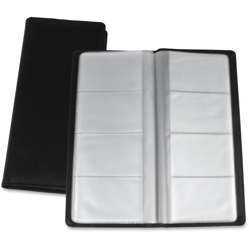 Lorell Business Card Storage Holder Compact Vinyl Plastic (LLR - LLR01031) - SchoolOutlet