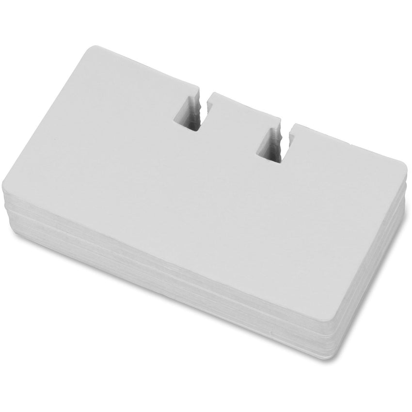Lorell Desktop Rotary Card File Refills 4" x 2.13" Contact Cards 100 Pack (LLR - LLR01034) - SchoolOutlet