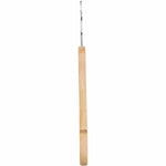 Lorell Wooden Coat Hangers Natural Wood with Metal Hook Garment Hanger 30/Carton 13.8