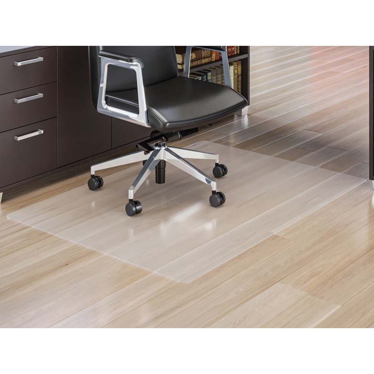 Lorell Oversized Polycarbonate Chairmat for Hard Floors 60" x 60" (LLR - LLR02357) - SchoolOutlet