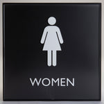Lorell Women's Restroom Sign Surface Mountable 8