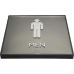 Lorell Men's Restroom Information Sign Surface Mountable 8