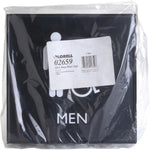 Lorell Men's Handicap Restroom Information Sign Surface Mountable 8
