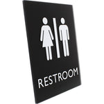 Lorell Unisex Restroom Information Sign Surface Mountable 6.4