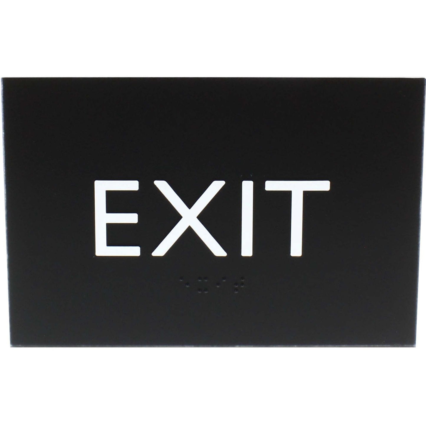 Lorell Exit Information Sign Surface Mountable 4.5"W x 4.5"L x 6.8"H (LLR - LLR02671) - SchoolOutlet