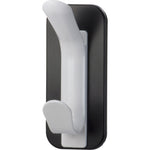 Lorell Magnetic Double Coat Hook White Plastic Locker Cabinet Mount 2 Hooks (LLR - LLR02872) - SchoolOutlet