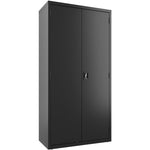 Lorell Wardrobe Storage Cabinet with Adjustable Shelves and 3 - Point Locking System (LLR - LLR0308X) - SchoolOutlet