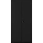 Lorell Wardrobe Storage Cabinet with Adjustable Shelves and 3 - Point Locking System (LLR - LLR0308X) - SchoolOutlet