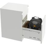 Lorell SOHO Mobile File Cabinet with Backpack Drawer 2 Drawers Locking Letter Size Casters (LLR - LLR03103) - SchoolOutlet