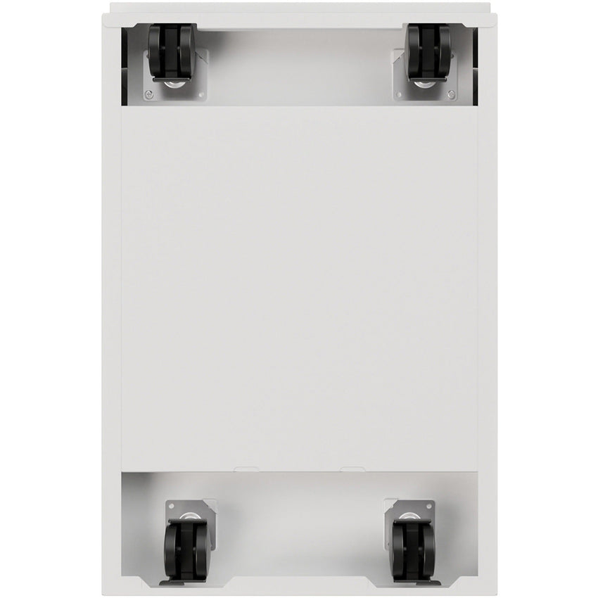 Lorell SOHO Mobile File Cabinet with Backpack Drawer 2 Drawers Locking Letter Size Casters (LLR - LLR03103) - SchoolOutlet