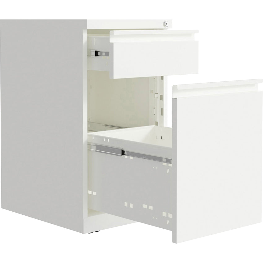 Lorell SOHO Mobile File Cabinet with Backpack Drawer 2 Drawers Locking Letter Size Casters (LLR - LLR03103) - SchoolOutlet