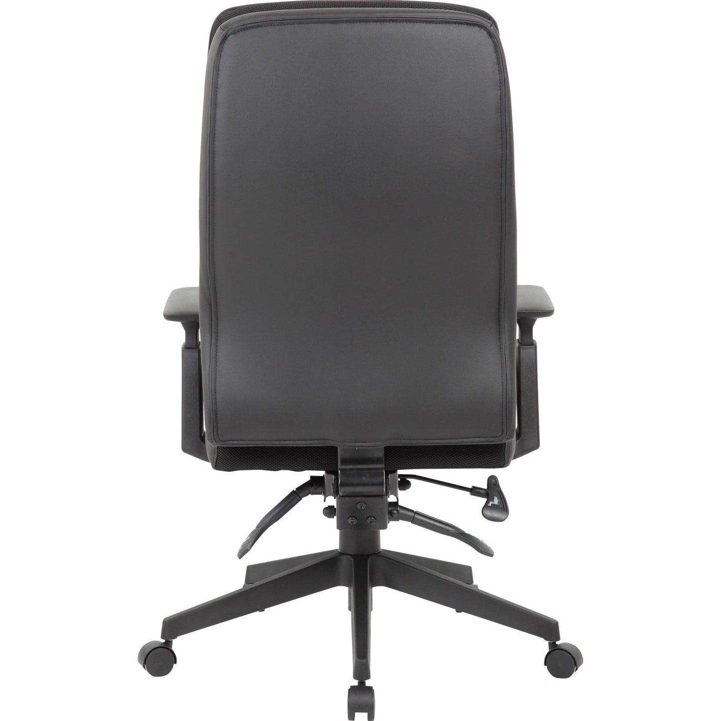 Lorell Soft High - Back Executive Office Chair with Premium Vinyl Upholstery and Adjustable Arms 19.50" - 22.50"H(LLR - LLR03206) - SchoolOutlet