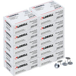 Lorell Durable Nickel - Plated Steel Thumb Tacks for Cork Boards 0.37
