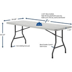 Lorell Extra - Capacity Ultra - Lite Folding Table 72