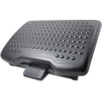 Lorell Adjustable Height Ergonomic Footrest with Massage Surface Black 4 - 6.50 H (LLR - LLR12818) - SchoolOutlet