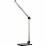 Lorell Smart Device Slot/USB Task Light 8W LED Silver (LLR - LLR13201) - SchoolOutlet