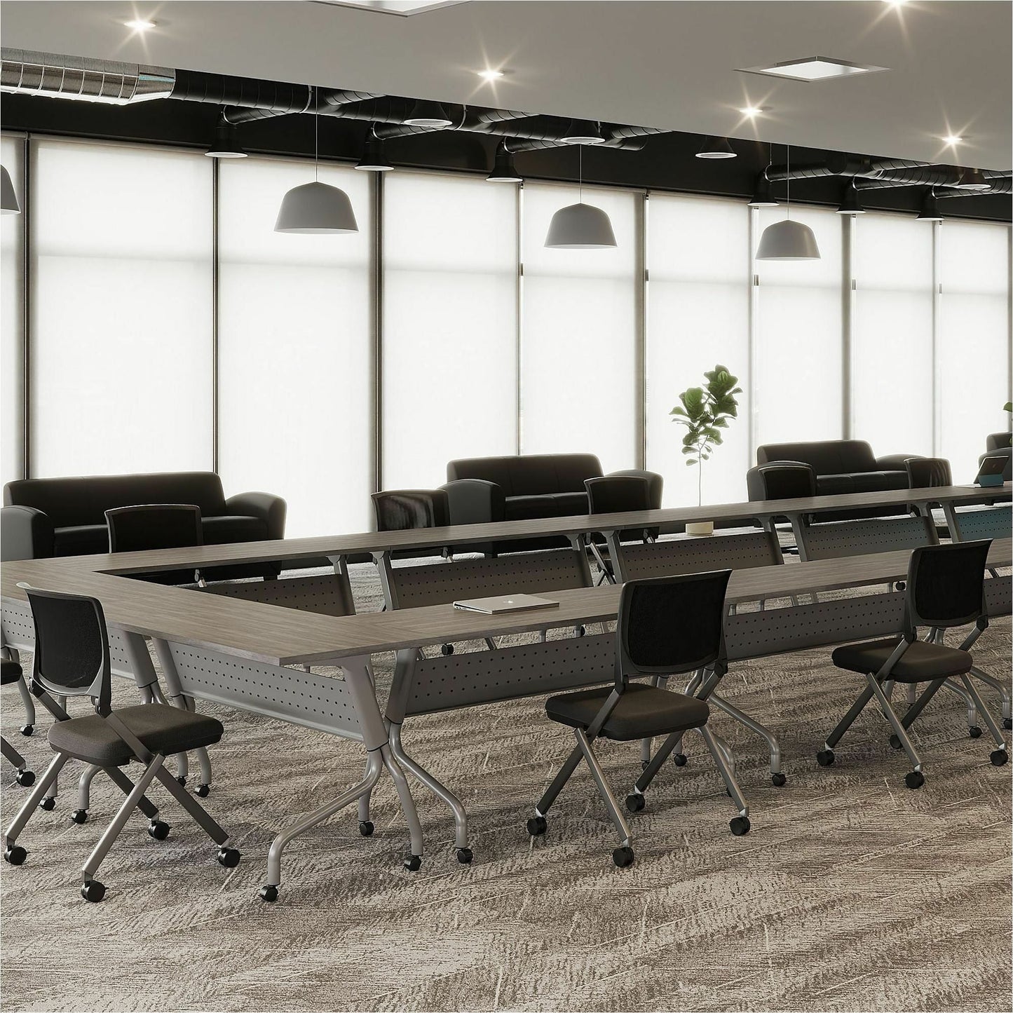 Lorell Relevance Series Tabletop 47.6"W x 23.6"D x 1"Thick (LLR - LLR16203) - SchoolOutlet