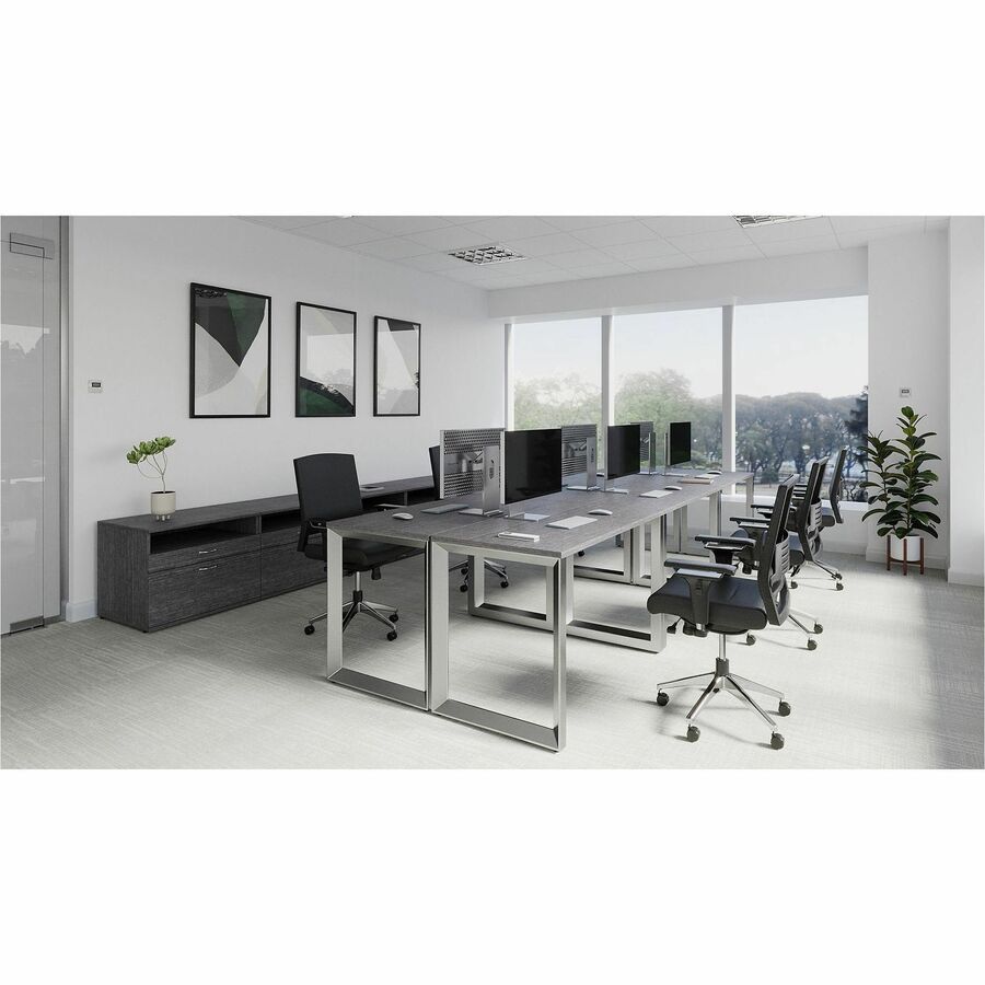 Lorell Relevance Series Desk - height Side Leg Frame 28.5"W x 23.3"H (LLR - LLR16204) - SchoolOutlet