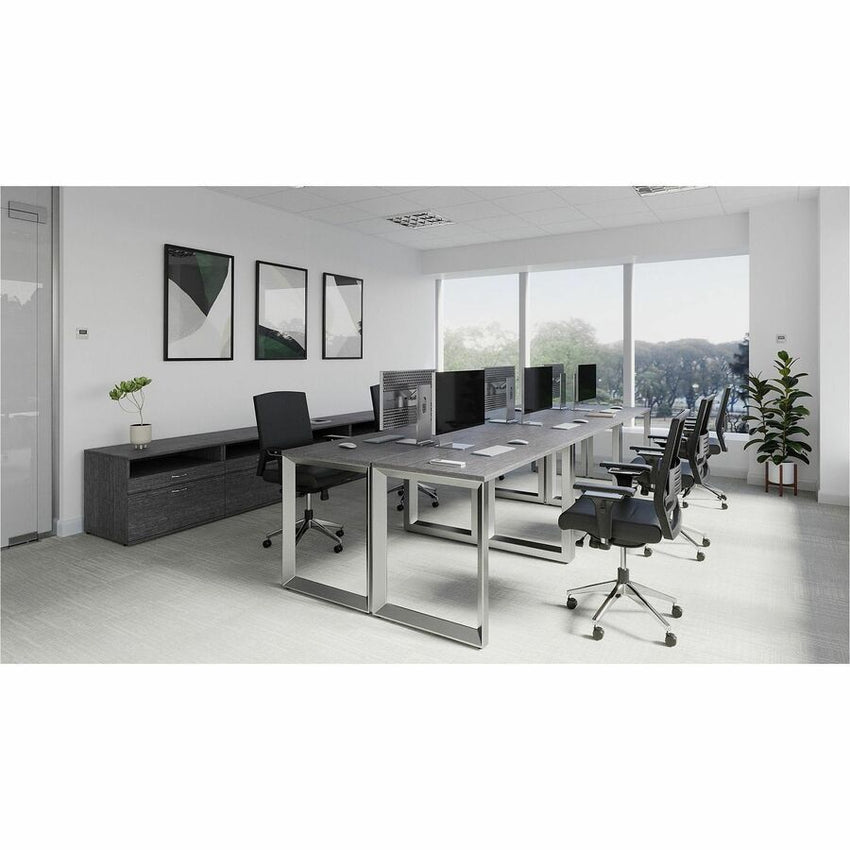 Lorell Relevance Series Desk - height Side Leg Frame 28.5"W x 23.3"H (LLR - LLR16204) - SchoolOutlet
