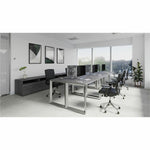Lorell Relevance Series Desk - height Side Leg Frame 28.5