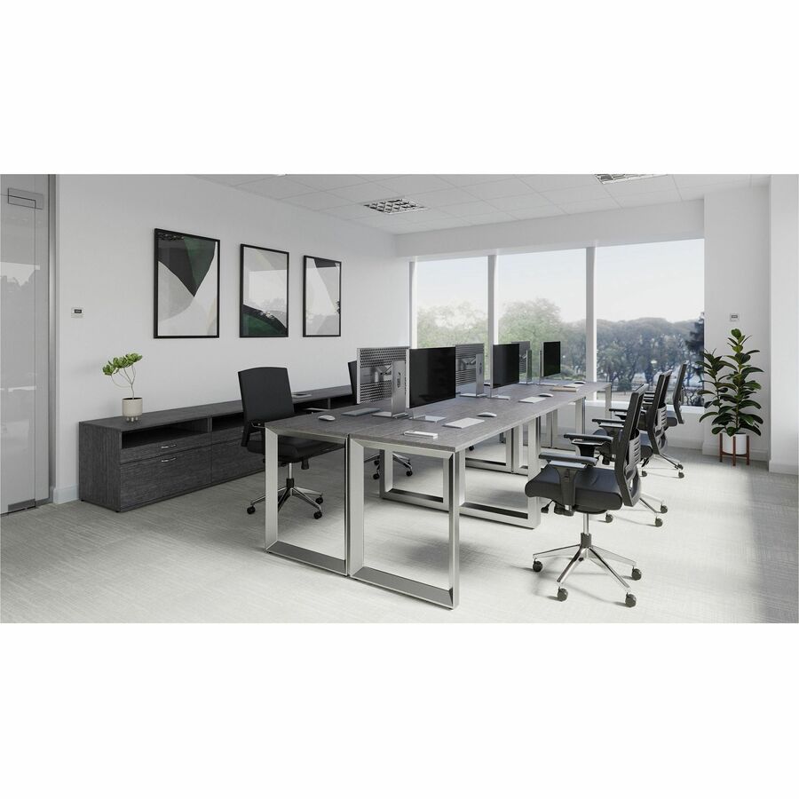 Lorell Relevance Series Desk - height Side Leg Frame 28.5"W x 23.3"H (LLR - LLR16204) - SchoolOutlet